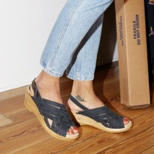 No.6 Catskill Braided Slingbacks Clogs